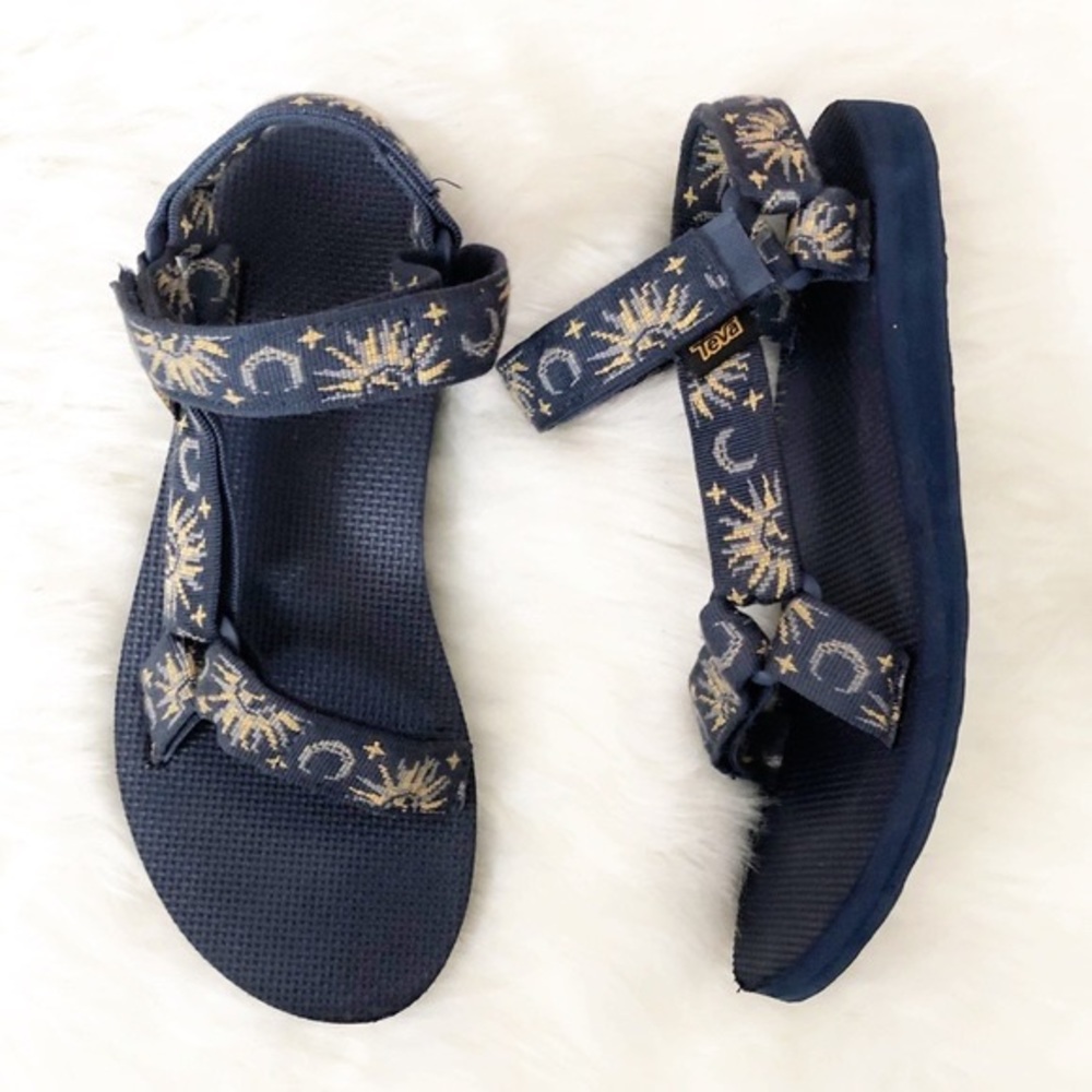 Teva original blue universe sandals